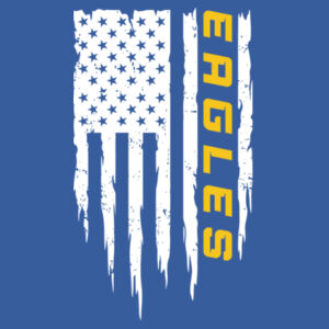 American Flag - Fan Favorite Fleece Crewneck Sweatshirt Design