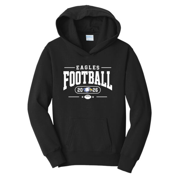 Football  - Youth Fan Favorite Fleece Pullover Hooded Sweatshirt Thumbnail