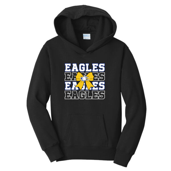 Eagles Cheer - Youth Fan Favorite Fleece Pullover Hooded Sweatshirt Thumbnail