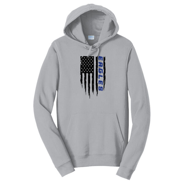 American Flag - Fan Favorite Fleece Pullover Hooded Sweatshirt Thumbnail