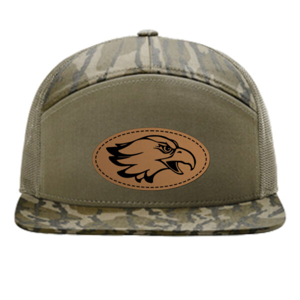 Laser Engraved Patch - Printed 7 Panel Trucker Thumbnail