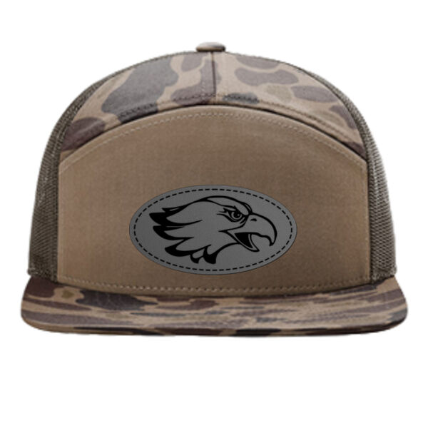 Laser Engraved Patch - Printed 7 Panel Trucker Thumbnail